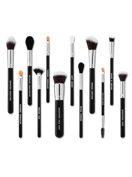 "The Essential" Face Detail Brush Collection 12-Piece Set