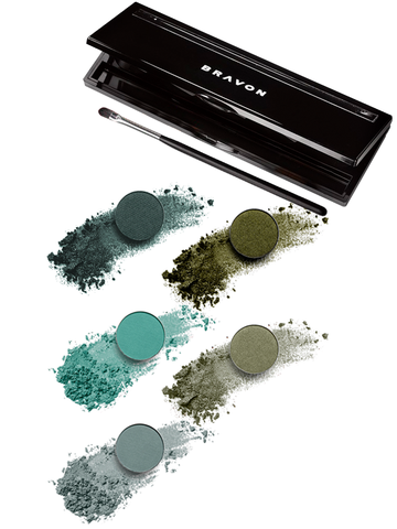 Magnetic Eyes Shadow Solo "Meet the Greens" 6-Piece Set